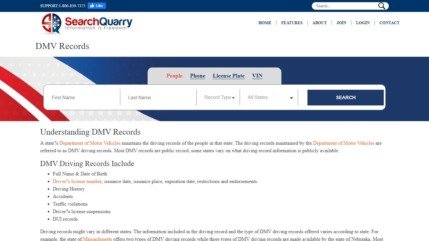 DMV Records | Enter a Name & View Driving Records Online - SearchQuarry